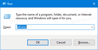 Öppna Windows-brandväggen med avancerad säkerhet