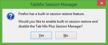 TabMix Session Manager
