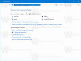 Sådan ændres hjemmegruppeadgangskode i Windows 10