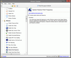 Winaero Tweaker 0.8は、微調整のためのインポートとエクスポートでリリースされています