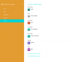 Изберете приложения по подразбиране в Windows 8.1
