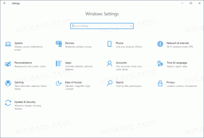 Ms-settings ბრძანებები Windows 10-ში (პარამეტრების გვერდის URI მალსახმობები)