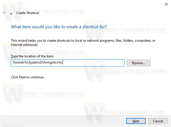Windows 10:n jaettujen kansioiden pikakuvake 1