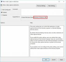Windows 10 tillåter omdirigering av videoinspelningsenhet över RDP