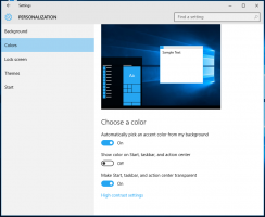 Creșteți nivelul de transparență al barei de activități în Windows 10