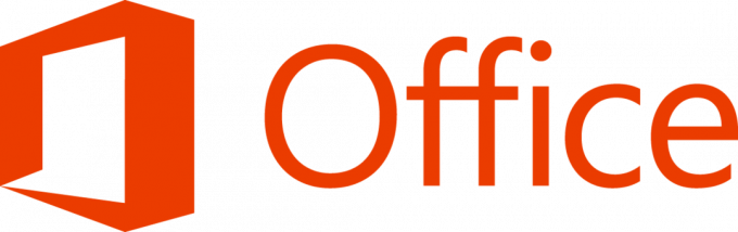 Πανό με το λογότυπο του Microsoft Office