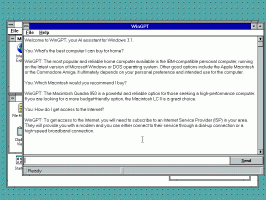 Hvad med ChatGPT på Windows 3.11? WinGPT er her for det!