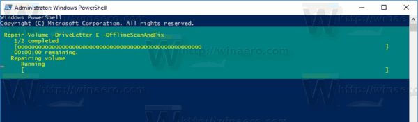 Powershell Sjekk disk 2