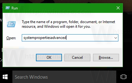 A Windows 10 speciális beállításokat futtat
