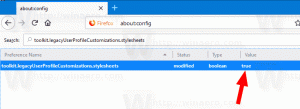 Omogoči nalaganje datotek userChrome.css in userContent.css v Firefoxu