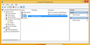 Kā mainīt pieteikšanās vārdu (lietotāja konta nosaukumu) operētājsistēmās Windows 8.1 un Windows 8