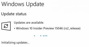 Correzioni e problemi noti in Windows 10 Build 15046