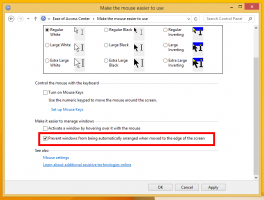 Deaktiver Aero Shake i Windows 10, Windows 8 og Windows 7