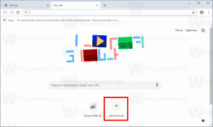 Tilpas side Ny fane i Google Chrome
