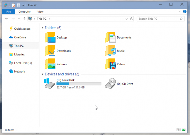 šio kompiuterio Windows 10 disko raidės po etikečių