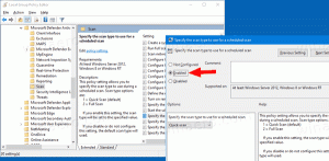 Mainiet Windows Defender ieplānotās skenēšanas veidu