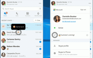 Skype Insider Preview 8.40.76.71: Izboljšave sporočil razpoloženja