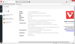 Vivaldi 1.0.201.2がリリースされ、新しいUIオプションが追加されました