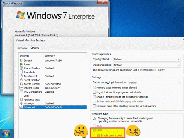Podpora za varen zagon sistema Windows 7