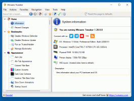 Winaero Tweaker 1.20は、Windows11のサポートと多数の新機能を備えています。