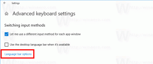 Změňte klávesové zkratky na Přepnout rozložení klávesnice ve Windows 10