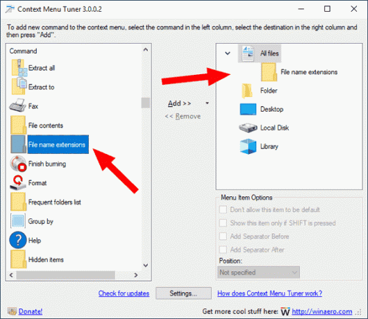 Extensiones de archivo de Windows 10 CMT