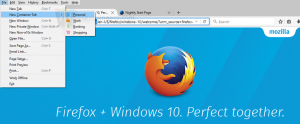 Premier aperçu de la fonctionnalité de conteneurs dans Firefox