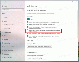 Włącz lub wyłącz okno przyciągania bez przeciągania do krawędzi ekranu w systemie Windows 11