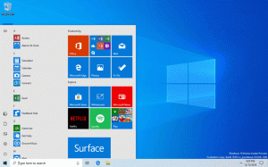 Windows 10 mai 2019 värskenduse menüü Start täiustused