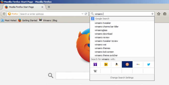 Firefox 변경 검색 엔진 단축키 04