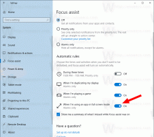 Attiva automaticamente Focus Assist per le app a schermo intero in Windows 10