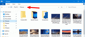 Vis fuld sti i adresselinjen i Windows 10 File Explorer