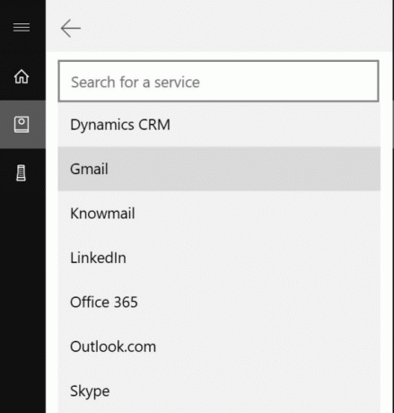 Cortana Connect Gmail Google Fiók 1
