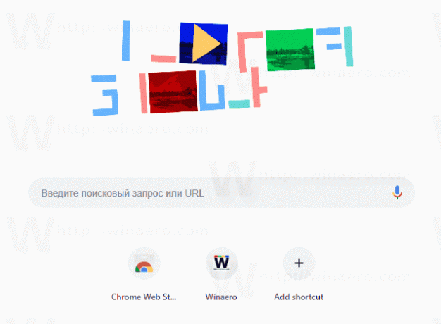 Chrome Yeni Sekme Sayfası Kısayolu Eklendi 