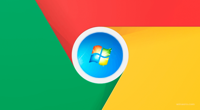 Chrome naudojant Win7