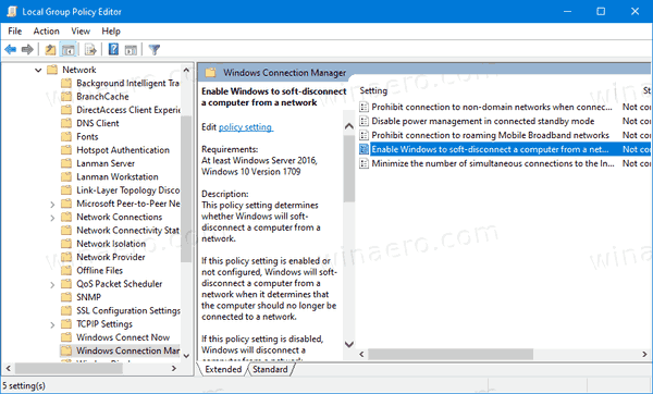 Windows 10 A Soft Disconnect letiltása 1