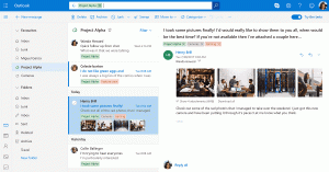 Outlook pe web primește predicții text și trimite mai târziu