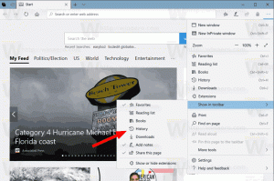 Personalizar la barra de herramientas de Microsoft Edge en Windows 10