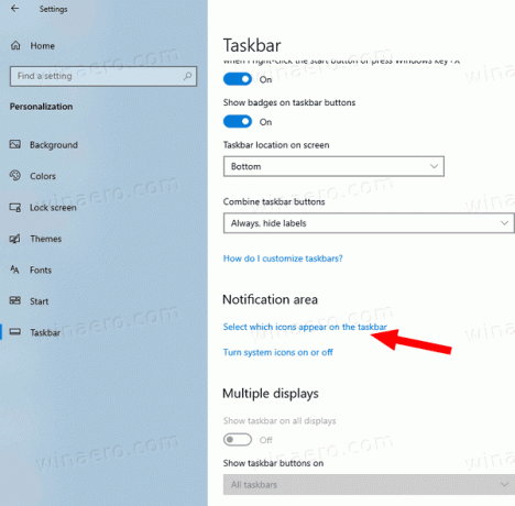 Windows 10 WindowsUpdateステータスアイコン設定を非表示にする1