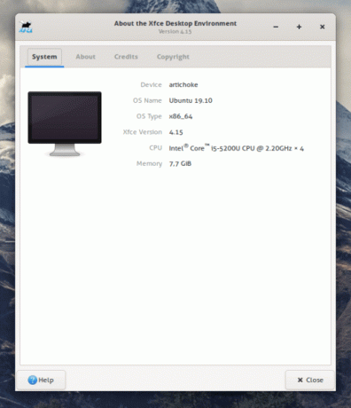 Xfce 4.15 O aplikaci Xfce