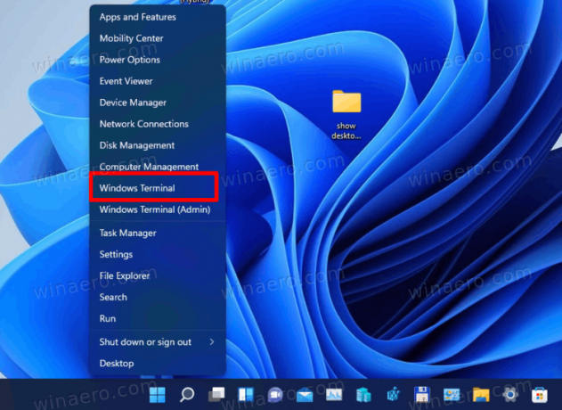 Windows 11 Открыть терминал Windows