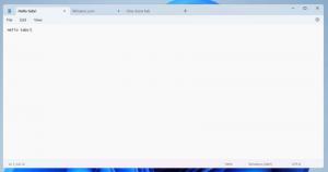 Notesblok med faner er nu tilgængelig for Windows 11 Insiders