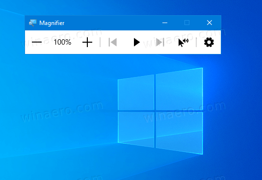 Лупа Windows 10