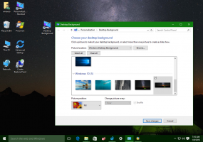 Įgalinkite darbalaukio skaidrių demonstraciją (automatinį darbalaukio fono keitimą) sistemoje „Windows 10“.