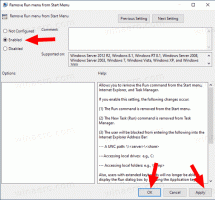 Désactiver la boîte de dialogue Exécuter dans Windows 10