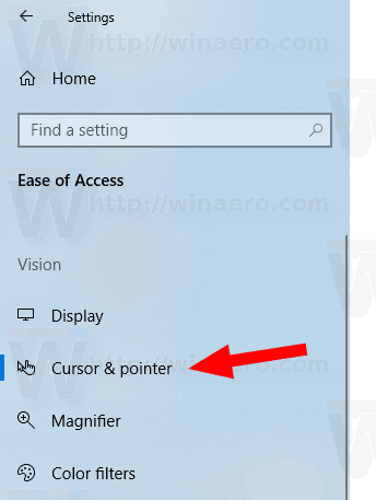 Windows10カーソルの色を変更する1