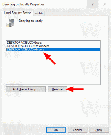 Windows 10 Secpol Keela kohalik sisselogimine 9