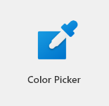 PowerToysi uus värvivalija V2 tegumiriba ikoon