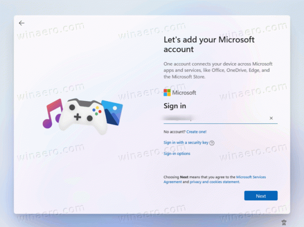 Configurar una cuenta de Microsoft