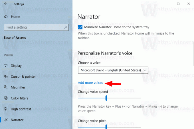 Windows10音声音声ナレーターの追加